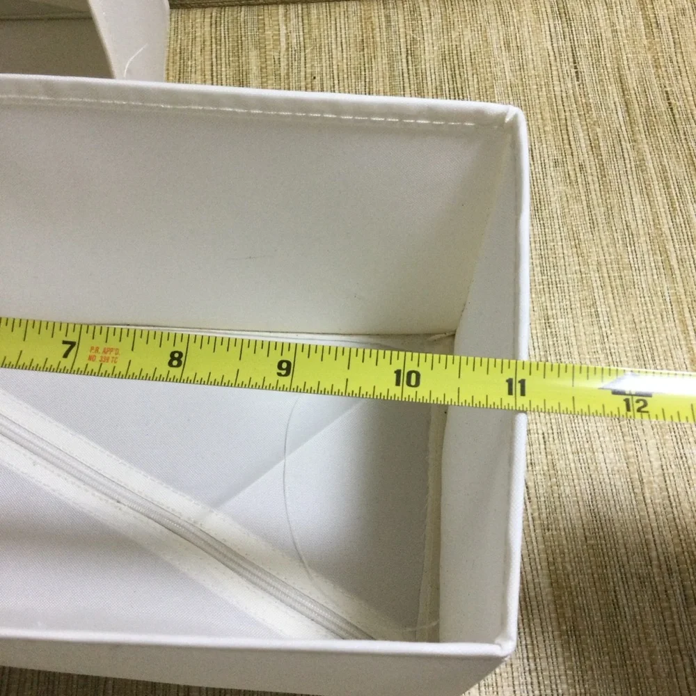 Collapsible Drawer Organizers fabric Cubes set of 3